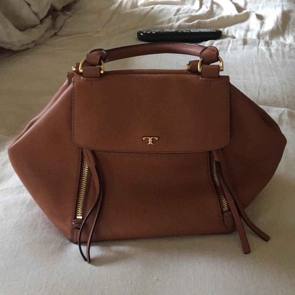 Tory Burch half moon satchel